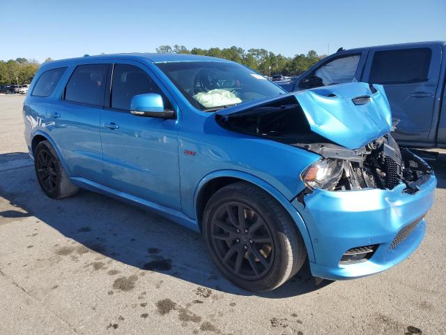 1C4SDJGJ0JC415711 - 2018 DODGE DURANGO SRT BLUE photo 4