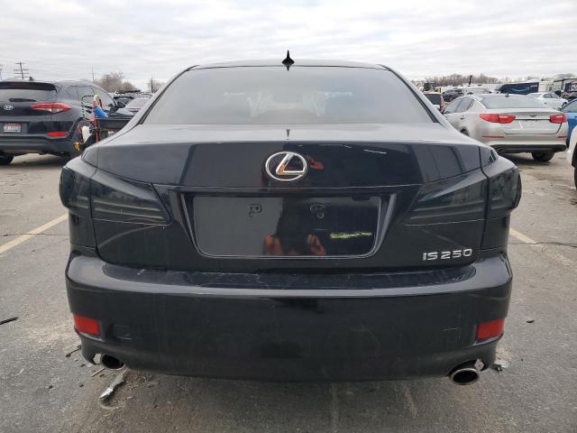 JTHBF5C21B5134540 - 2011 LEXUS IS 250 BLACK photo 6