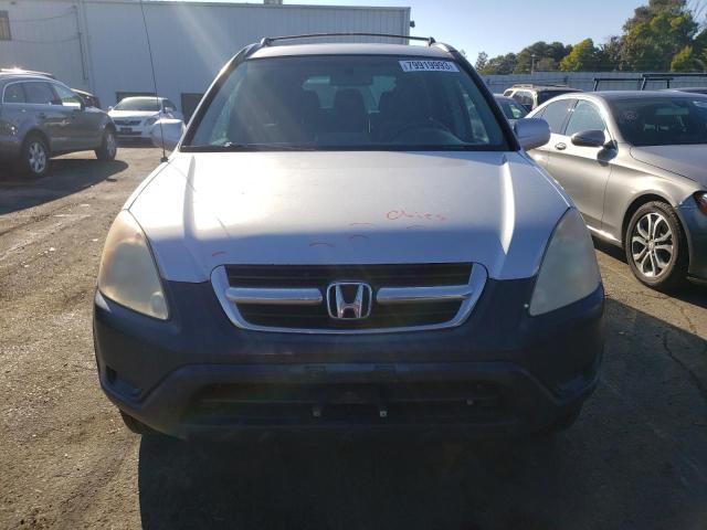 SHSRD788X4U248920 - 2004 HONDA CR-V EX SILVER photo 5