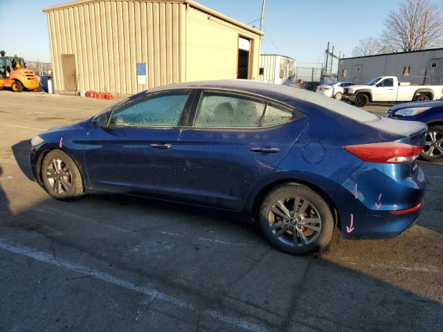 5NPD84LF4HH055678 - 2017 HYUNDAI ELANTRA SE BLUE photo 2