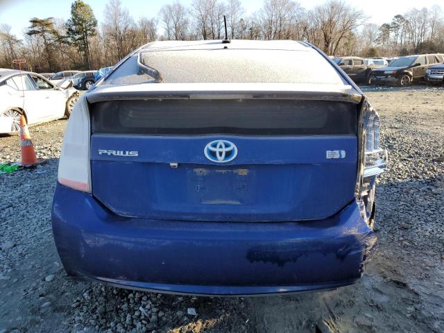 JTDKN3DU4B1369093 - 2011 TOYOTA PRIUS BLUE photo 6