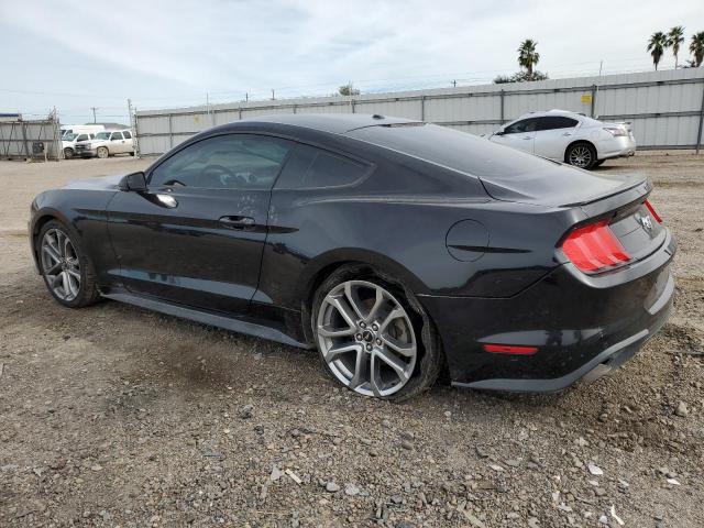 1FA6P8TH3J5184611 - 2018 FORD MUSTANG BLACK photo 2