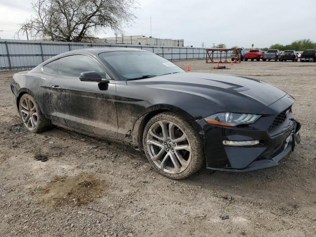 1FA6P8TH3J5184611 - 2018 FORD MUSTANG BLACK photo 4