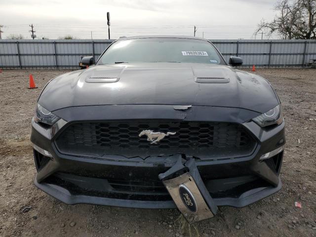 1FA6P8TH3J5184611 - 2018 FORD MUSTANG BLACK photo 5