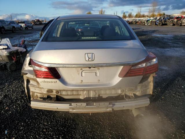 1HGCR2F32GA179244 - 2016 HONDA ACCORD LX SILVER photo 6