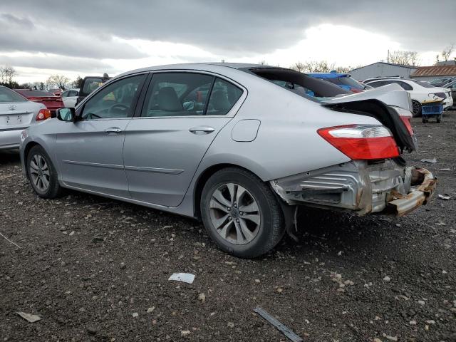 1HGCR2F38EA226175 - 2014 HONDA ACCORD LX SILVER photo 2