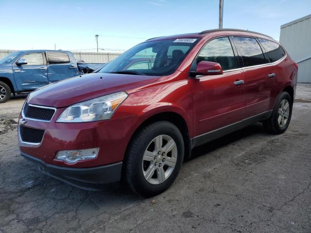 1GNKVJEDXCJ202670 - 2012 CHEVROLET TRAVERSE LT RED photo 1