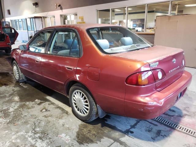 2T1BR12E12C539314 - 2002 TOYOTA COROLLA CE ORANGE photo 2