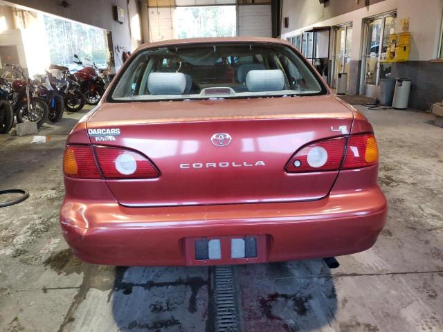 2T1BR12E12C539314 - 2002 TOYOTA COROLLA CE ORANGE photo 6