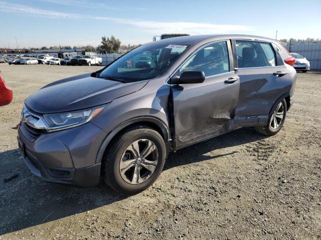 2HKRW5H35JH416664 - 2018 HONDA CR-V LX GRAY photo 1