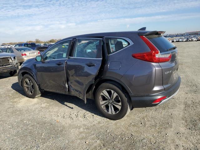 2HKRW5H35JH416664 - 2018 HONDA CR-V LX GRAY photo 2