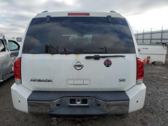 5N1AA08B86N720287 - 2006 NISSAN ARMADA SE WHITE photo 6