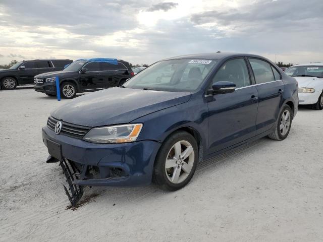 3VWLL7AJ4DM416279 - 2013 VOLKSWAGEN JETTA TDI BLUE photo 1