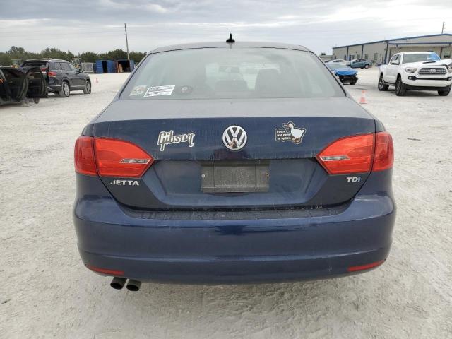 3VWLL7AJ4DM416279 - 2013 VOLKSWAGEN JETTA TDI BLUE photo 6