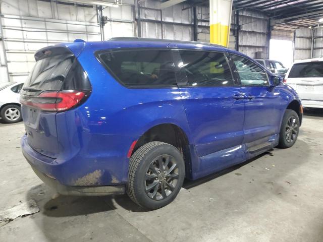 2C4RC1BG3MR540243 - 2021 CHRYSLER PACIFICA TOURING L BLUE photo 3