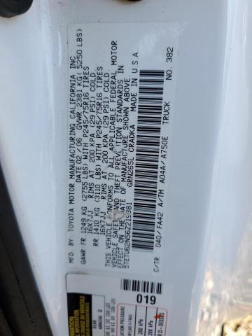 5TETU62N56Z219381 - 2006 TOYOTA TACOMA PRERUNNER ACCESS CAB WHITE photo 12