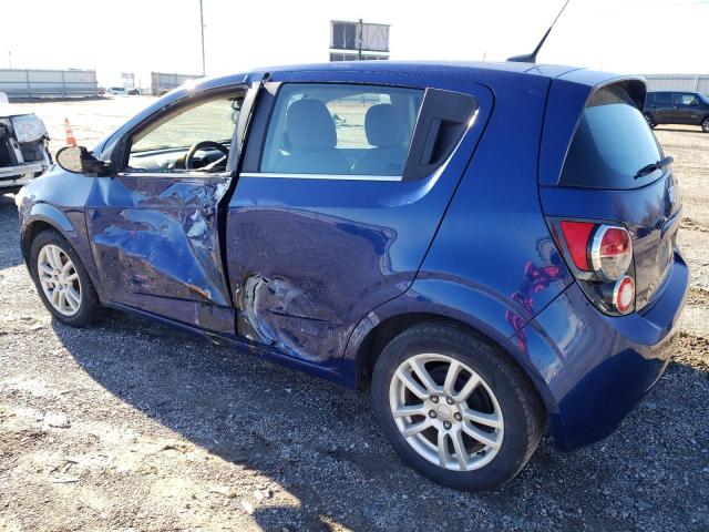 1G1JC6SH1D4234656 - 2013 CHEVROLET SONIC LT BLUE photo 2