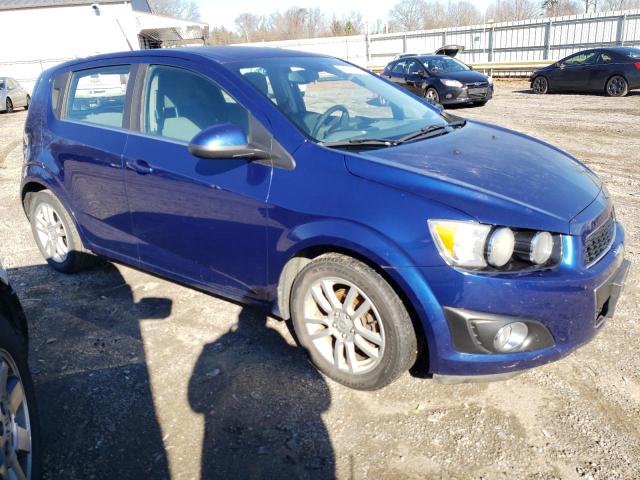 1G1JC6SH1D4234656 - 2013 CHEVROLET SONIC LT BLUE photo 4