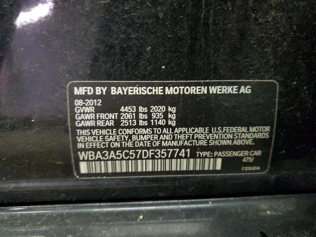 WBA3A5C57DF357741 - 2013 BMW 328 I BLACK photo 12