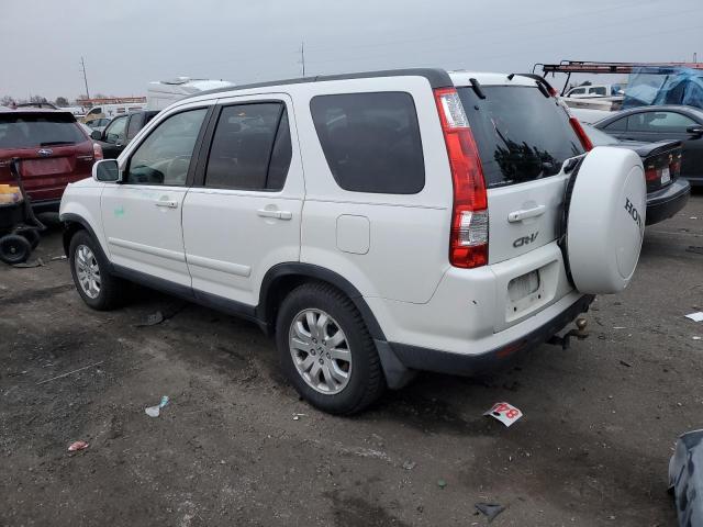 SHSRD78925U301555 - 2005 HONDA CR-V SE WHITE photo 2