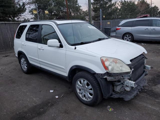 SHSRD78925U301555 - 2005 HONDA CR-V SE WHITE photo 4