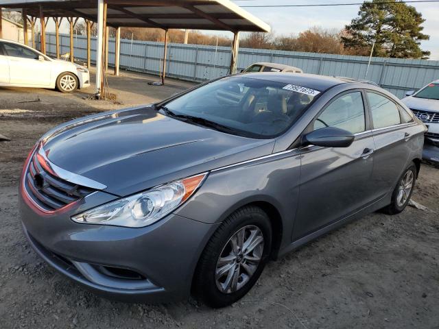 5NPEB4AC8EH878110 - 2014 HYUNDAI SONATA GLS GRAY photo 1