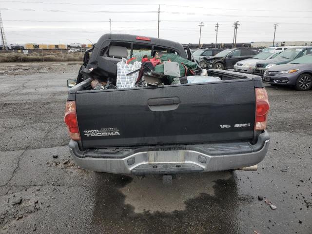 5TEMU52N26Z189559 - 2006 TOYOTA TACOMA DOUBLE CAB LONG BED BLACK photo 6