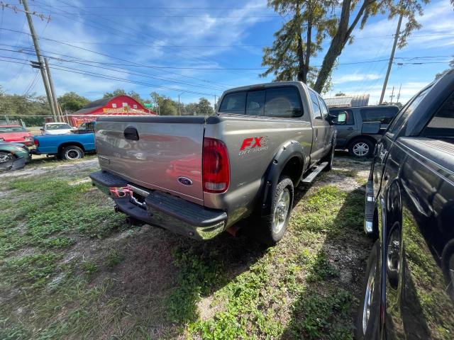 1FTWW31PX7EA16290 - 2007 FORD F350 SRW SUPER DUTY BROWN photo 4