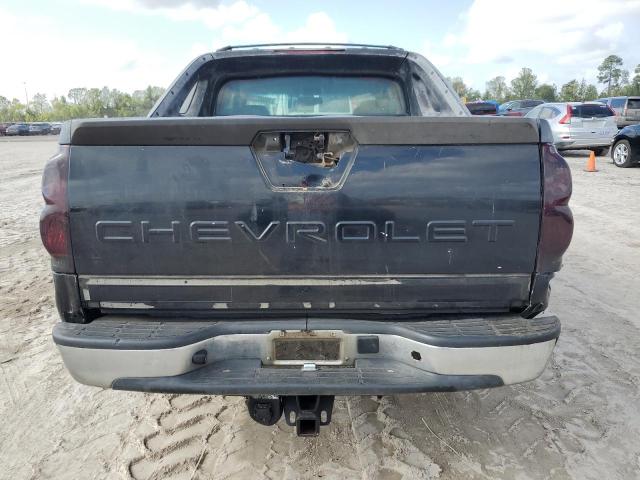 3GNEC12T84G315762 - 2004 CHEVROLET AVALANCHE C1500 BLACK photo 6