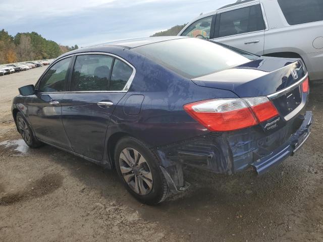 1HGCR2F3XEA165007 - 2014 HONDA ACCORD LX BLUE photo 2