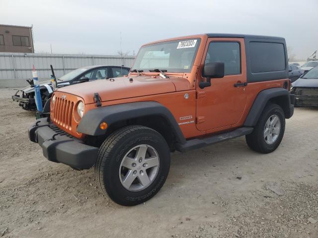 1J4AA2D17BL549433 - 2011 JEEP WRANGLER SPORT ORANGE photo 1