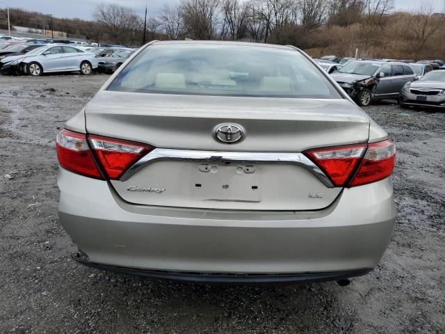 4T4BF1FK0FR464012 - 2015 TOYOTA CAMRY LE GOLD photo 6