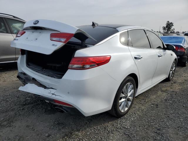 5XXGU4L37GG102873 - 2016 KIA OPTIMA EX WHITE photo 3