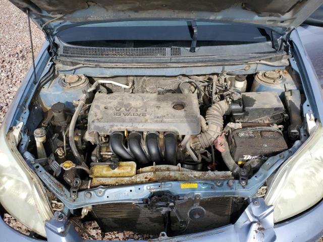 2T1KR32E16C554395 - 2006 TOYOTA COROLLA MA XR BLUE photo 11