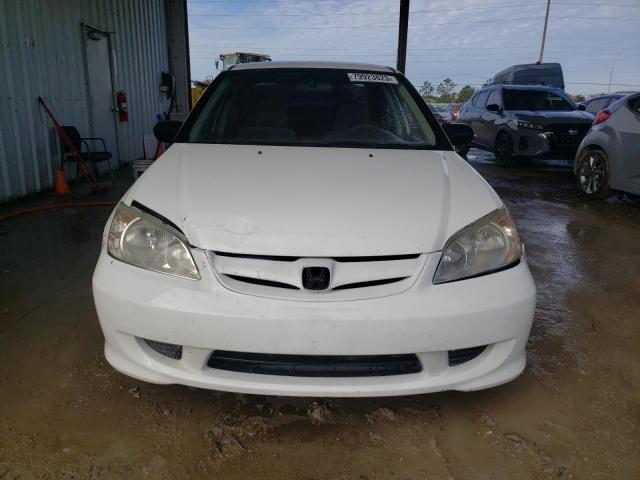 2HGES16314H628319 - 2004 HONDA CIVIC DX VP WHITE photo 5