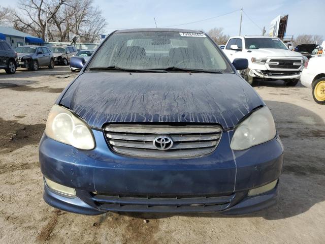 1NXBR32E14Z277436 - 2004 TOYOTA COROLLA CE BLUE photo 5