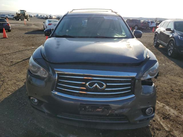 5N1AL0MM6EC504448 - 2014 INFINITI QX60 GRAY photo 5