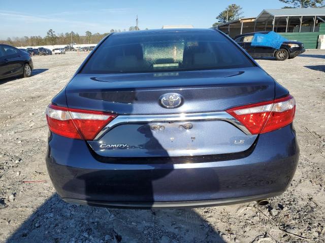 4T4BF1FK5FR513091 - 2015 TOYOTA CAMRY LE BLUE photo 6