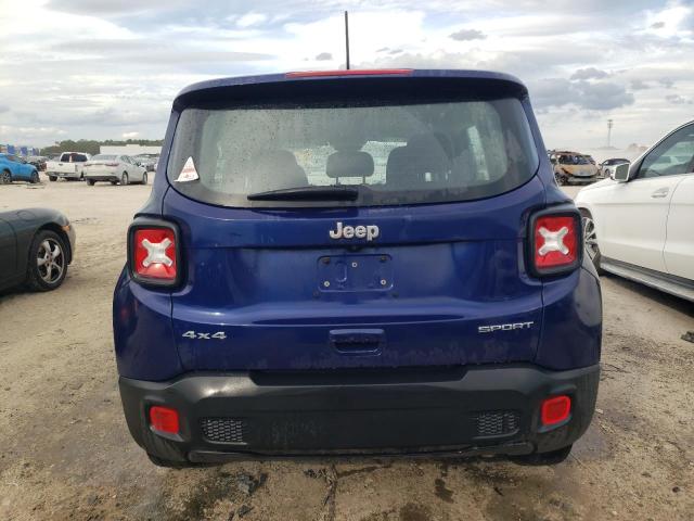 ZACNJBAB7KPK20857 - 2019 JEEP RENEGADE SPORT BLUE photo 6