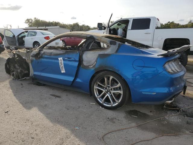 1FA6P8CF5K5204826 - 2019 FORD MUSTANG GT BLUE photo 2