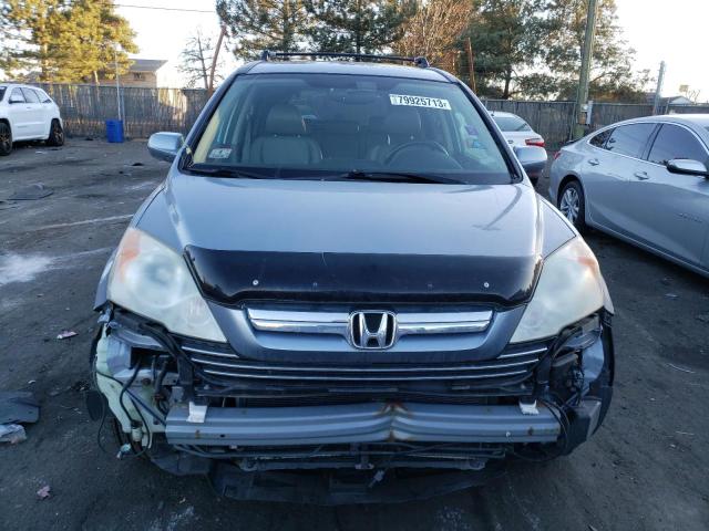 JHLRE48778C036962 - 2008 HONDA CR-V EXL BLUE photo 5