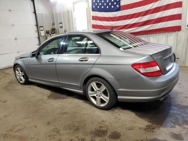 WDDGF8BB8AR094061 - 2010 MERCEDES-BENZ C 300 4MATIC GRAY photo 2