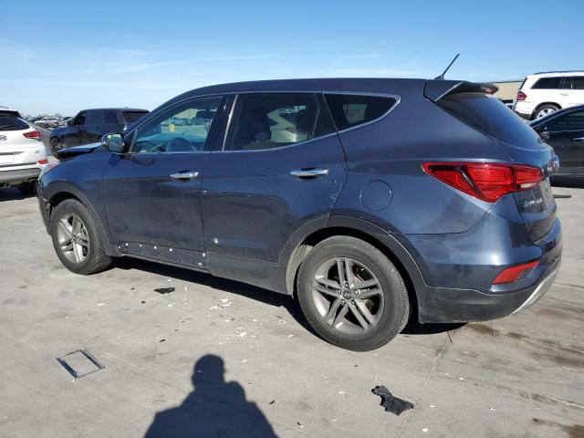 5NMZT3LBXJH077196 - 2018 HYUNDAI SANTA FE S BLUE photo 2