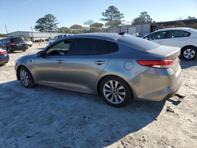 5XXGU4L30HG161460 - 2017 KIA OPTIMA EX GRAY photo 2