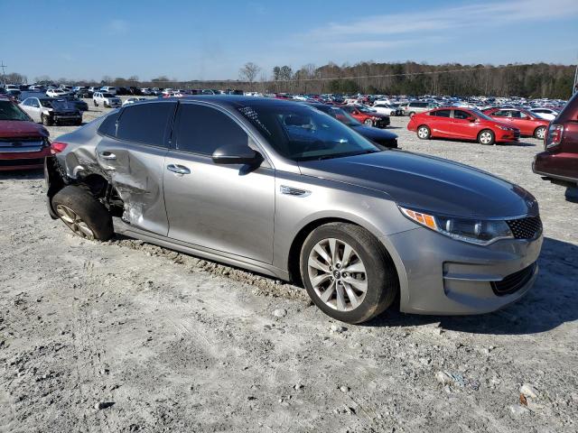 5XXGU4L30HG161460 - 2017 KIA OPTIMA EX GRAY photo 4