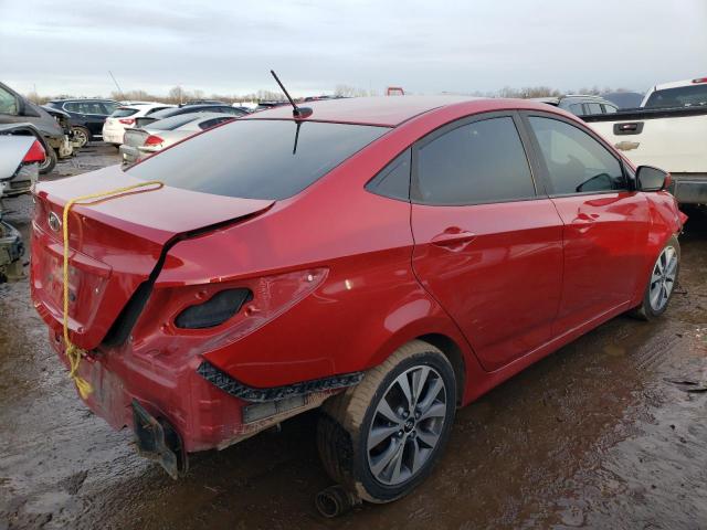 KMHCT4AE6HU356345 - 2017 HYUNDAI ACCENT SE RED photo 3