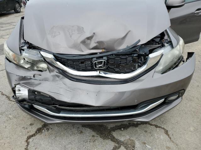 19XFB2F90DE028822 - 2013 HONDA CIVIC EXL გრაფიტი ფოტო 11