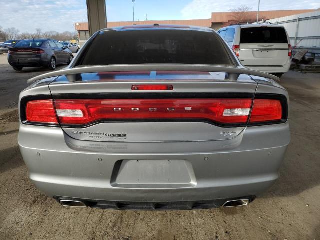 2C3CDXDT6EH138308 - 2014 DODGE CHARGER R/T SILVER photo 6