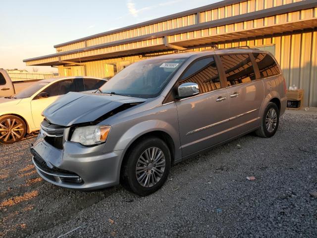 2C4RC1CG8ER307622 - 2014 CHRYSLER TOWN & COU TOURING L SILVER photo 1