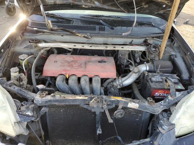 2T1KR32E34C227235 - 2004 TOYOTA COROLLA MA XR BLACK photo 11